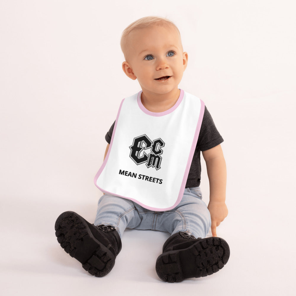 Mass Appeal Embroidered Baby Bib